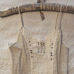 Free people detailed cream camisole